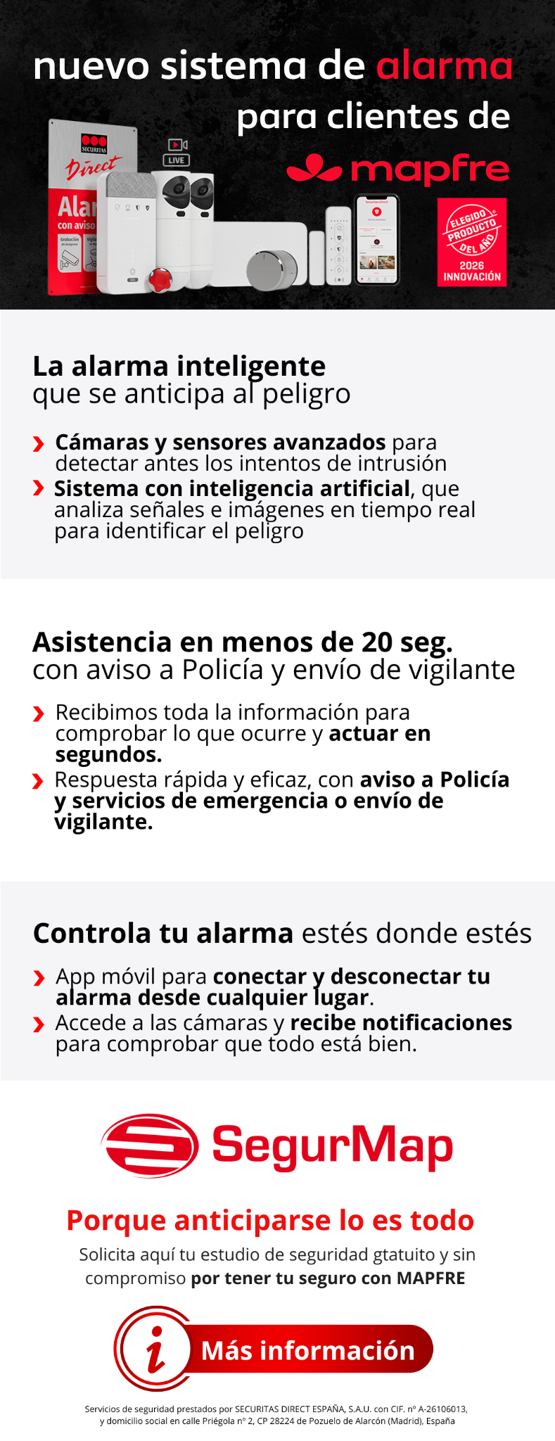 alarma para clientes de mapfre
